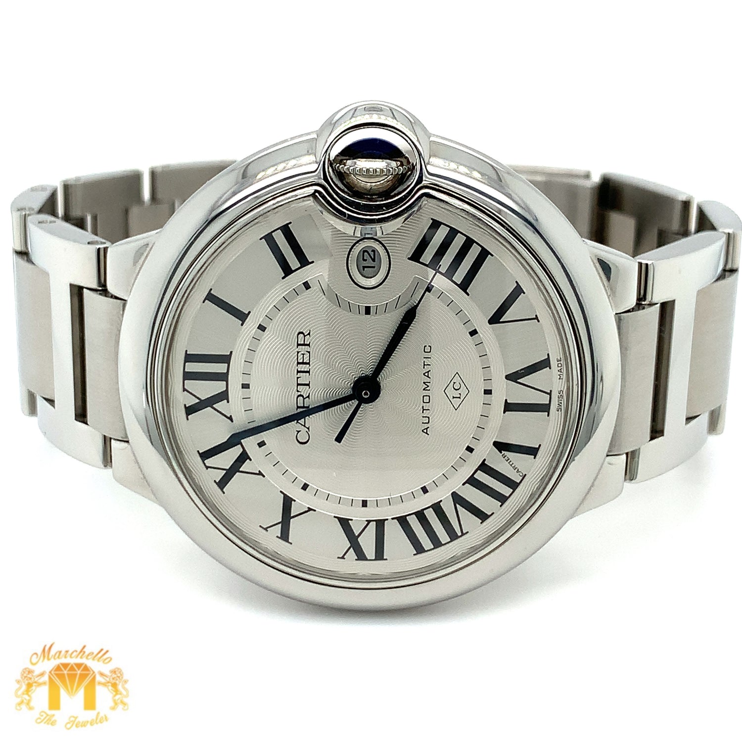 42mm Ballon Bleu De Cartier Watch with Oyster Bracelet (Model number: 3765 )
