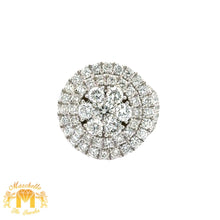 Load image into Gallery viewer, 9.10ct diamonds 14k White Gold and Diamond Men`s Ring with Round Diamonds