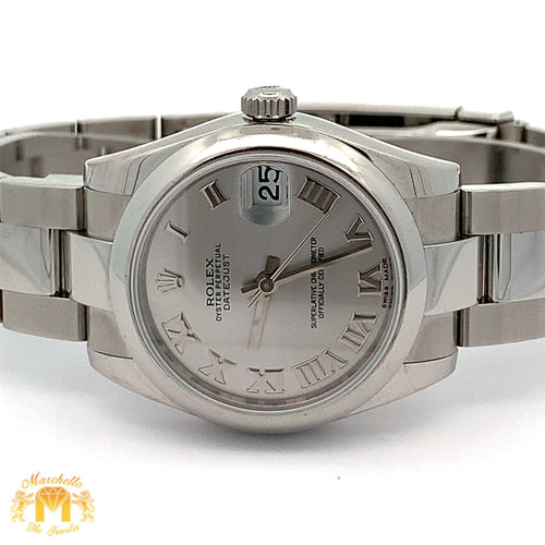 31mm Rolex Watch with Stainless Steel Oyster Bracelet