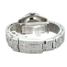 Load image into Gallery viewer, 7.30ct diamonds 26mm Iced out Rolex Watch with Stainless Steel Oyster Bracelet