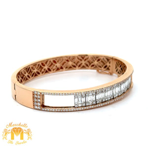 VVS/vs high clarity of diamonds set in a 18k Rose Gold Bracelet (LIMITED EDITION)