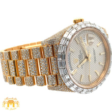 Load image into Gallery viewer, 40mm Iced out 18k yellow gold  Rolex Presidential Day-Date Watch