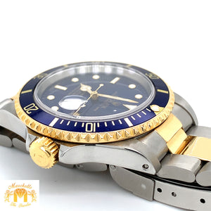 40mm Submariner Rolex Watch with Two-tone Oyster Band