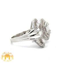 Load image into Gallery viewer, VVS/VS high clarity of diamonds set in a 18k White Gold  Ladies` Ring with Combination of Fancy Shapes