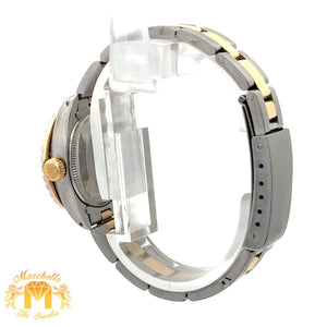 26mm Ladies` Rolex Diamond Watch with Two-Tone Oyster Bracelet
