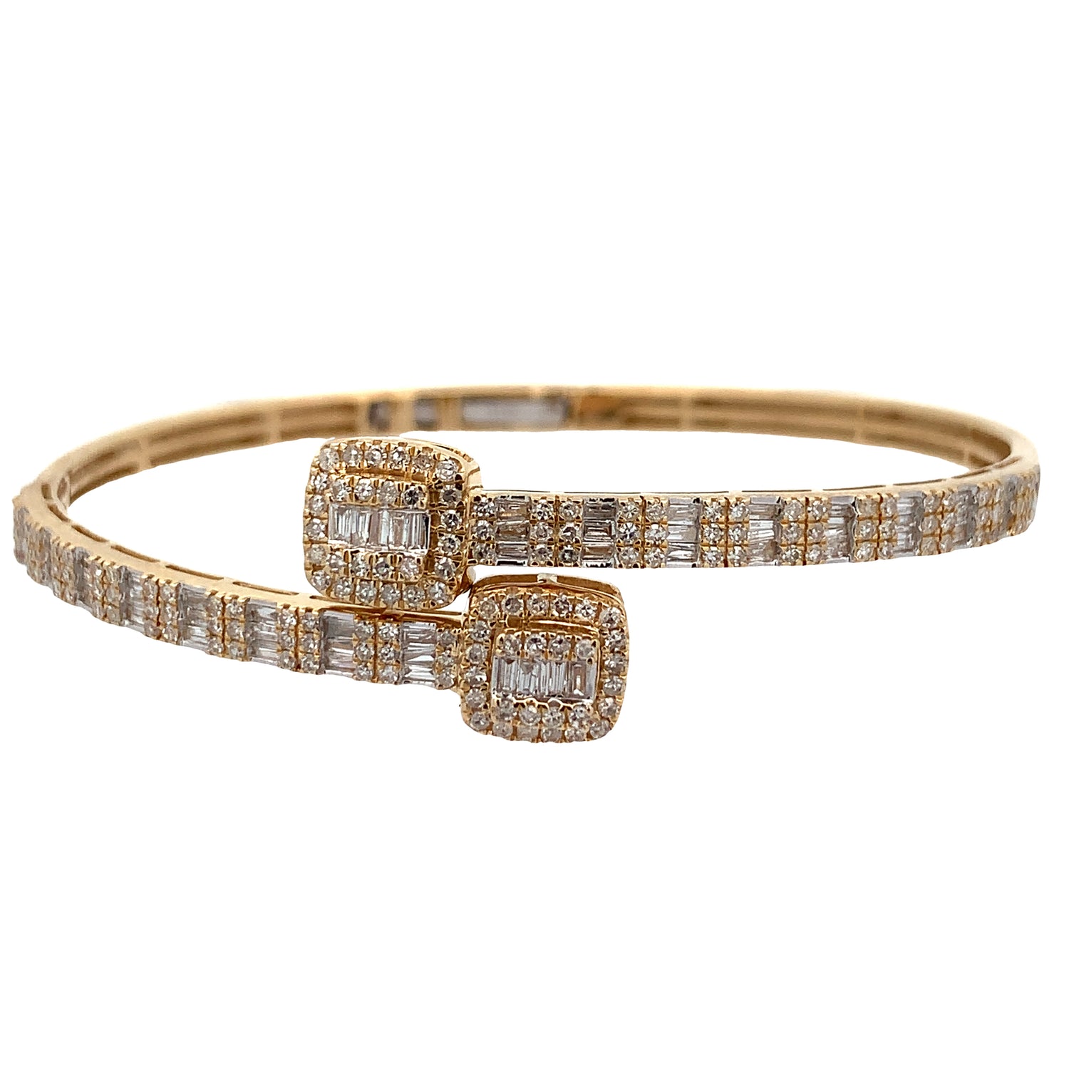 Model: 116243 Full factory 36mm Rolex Watch with Two-Tone Jubilee Bracelet + Yellow Gold & Diamond Twin Square Bangle + Diamond and Gold Flower Earrings Set+ Gift from Marchello the Jeweler
