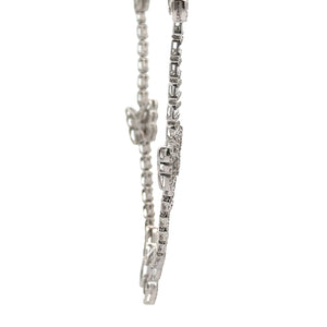 5.43ct diamonds White Gold Butterfly Necklace