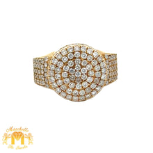 Load image into Gallery viewer, 14k Yellow Gold and Diamond Ring with Round Diamonds