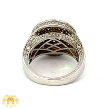 Load image into Gallery viewer, 14k White Gold Round Shaped Diamond Ring