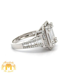 18k White Gold, VVS/VS & EF color Ladies` Diamond Ring
