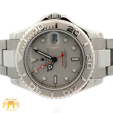31mm Rolex Yacht-Master Watch with Stainless Steel Oyster Bracelet