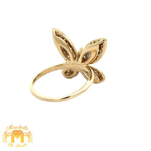 Load image into Gallery viewer, 14k Gold and Diamond Butterfly Ring (choose your color)