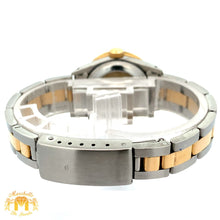 Load image into Gallery viewer, 26mm Ladies` Diamond Watch with Two-Tone Oyster Bracelet (custom diamond dial and bezel)