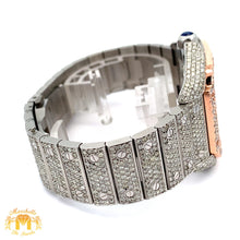 Load image into Gallery viewer, 3 piece deal: 40mm Iced out Cartier Watch + Diamond Earrings + Gift from Marchello the Jeweler