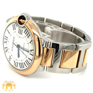 Full factory 36mm 18k Rose Gold Cartier Watch