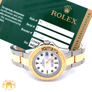 Factory 29mm Yacht-Master Rolex Watch with Two-Tone Oyster Bracelet (Rolex Papers)