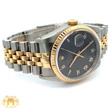 Load image into Gallery viewer, Full Factory Chocolate 36mm Rolex Watch with Two-tone Jubilee Bracelet (chocolate dial, quick-set)
