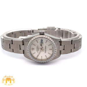 Factory 26mm Rolex Watch with Stainless Steel Oyster Bracelet (Rolex Papers)