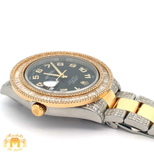 Load image into Gallery viewer, 41mm Rolex Watch with Two-Tone Oyster Diamond Bracelet (Large Diamond Bezel)