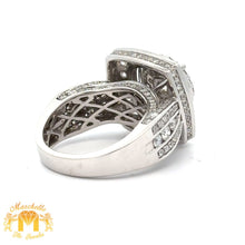 Load image into Gallery viewer, 3.17ct diamonds 14k White Gold and Diamond Ring with Round Diamonds