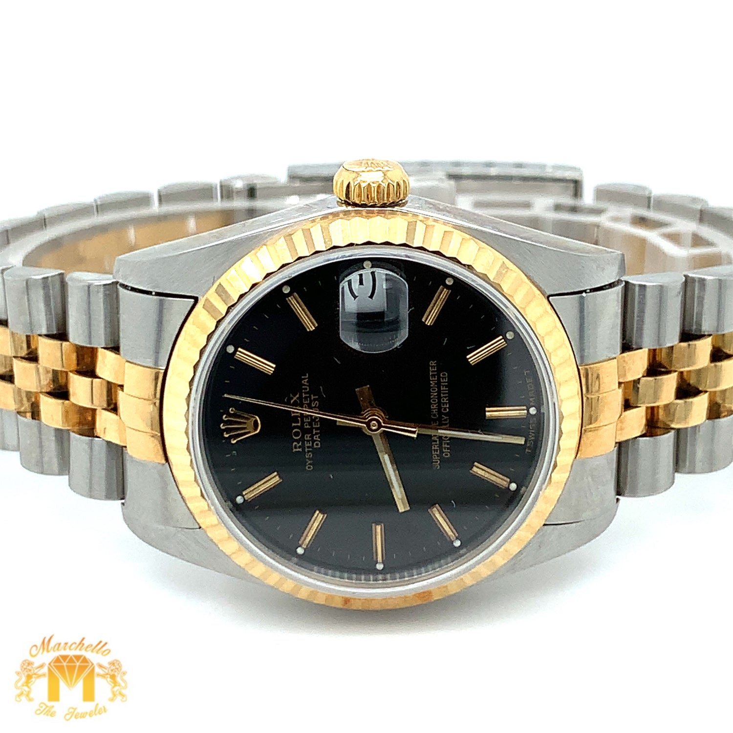 31mm Rolex Datejust Watch with Two-tone Jubilee Bracelet