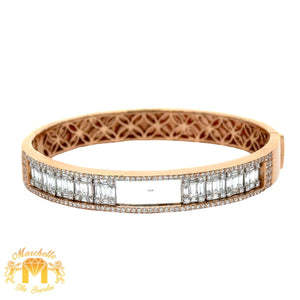 VVS/vs high clarity of diamonds set in a 18k Rose Gold Bracelet (LIMITED EDITION)