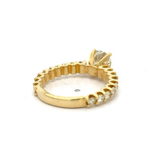 Load image into Gallery viewer, 18k Yellow Gold and Diamond 2-piece Engagement Ring