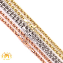 Load image into Gallery viewer, Gold and Diamond Butterfly Pendant and Gold Cuban Chain (choose your color)