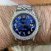 Load image into Gallery viewer, 6.50ct Diamond 36mm Rolex Watch with Stainless Steel Jubilee Bracelet