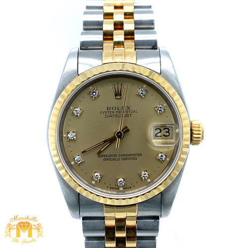 31mm Rolex Datejust Watch with Two-tone Jubilee Bracelet