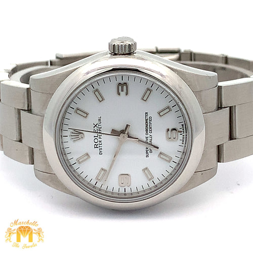 31mm Rolex Watch with Stainless Steel Oyster Bracelet (engraved model)