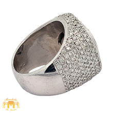 Load image into Gallery viewer, 3.50ct Diamonds 14k White Gold Round Men`s Ring with Round Diamonds