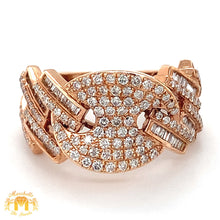 Load image into Gallery viewer, 14k Gold Hybrid Cuban Style Diamond Ring (choose a color)