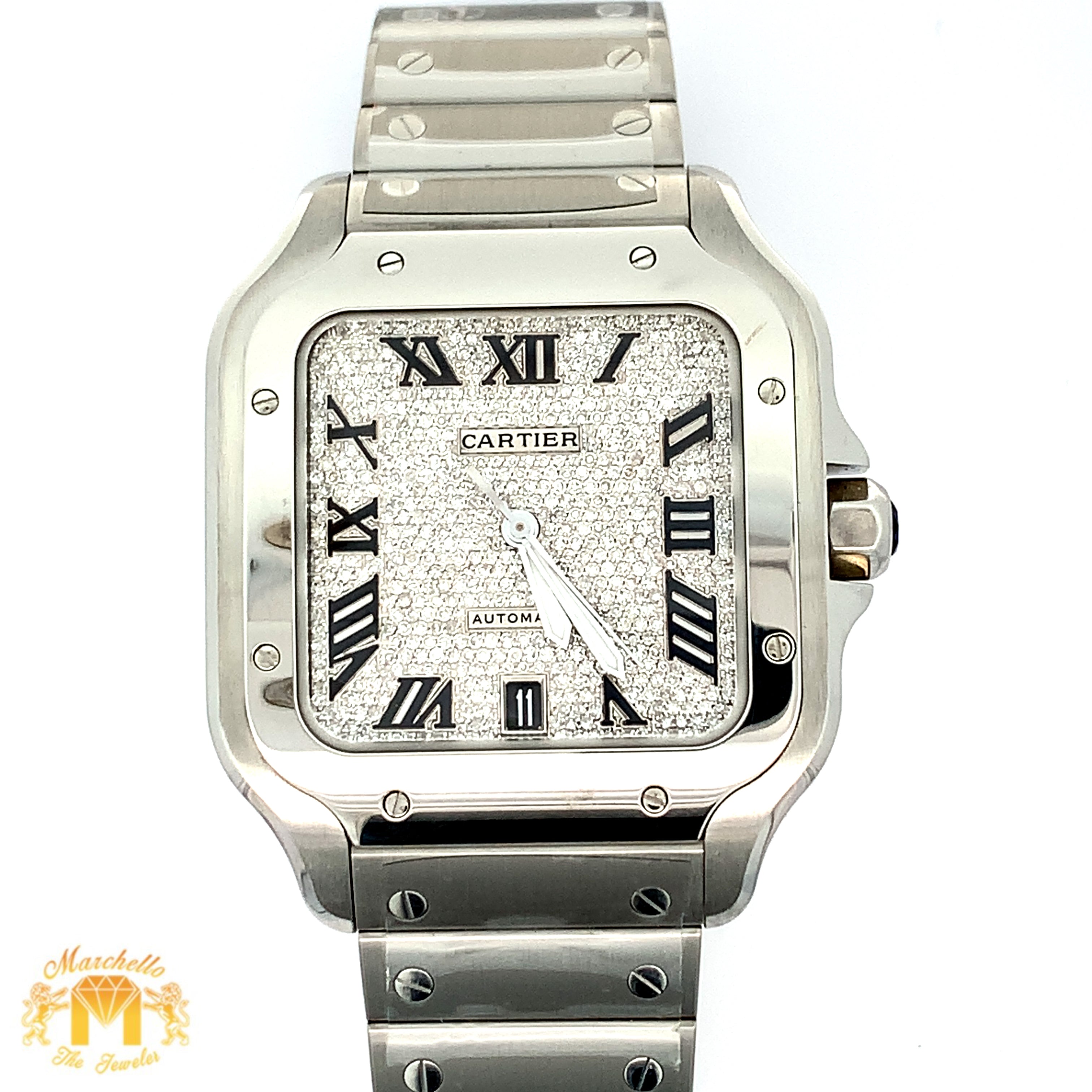 Cartier Santos de Cartier ステンレススチール CRWSSA0018 - Santos de Cartier watch - Large model