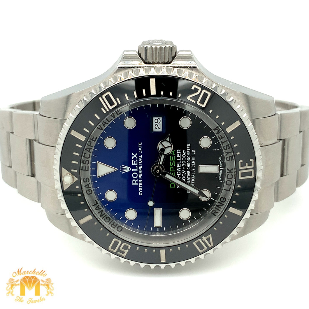 44mm Rolex Sea-Dweller Deepsea Watch with Oyster Band