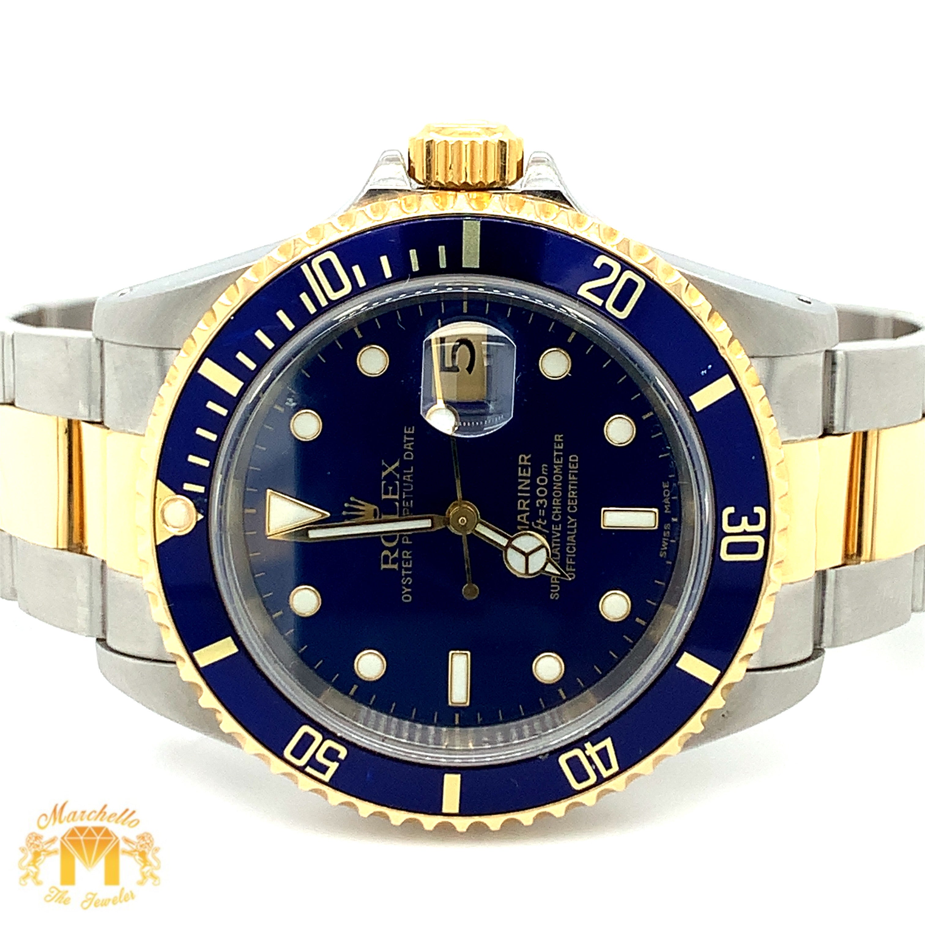 趣味・スポーツ・実用 OYSTER PERPETUAL SUBMARINER 40mm Submariner Rolex Watch with Two-tone Oyster Band – MTJ