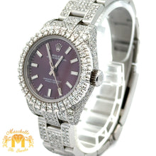 Load image into Gallery viewer, 7.30ct diamonds 26mm Iced out Rolex Watch with Stainless Steel Oyster Bracelet