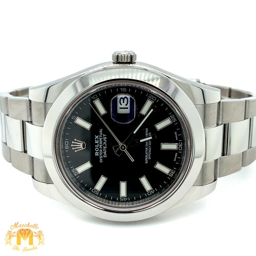 41mm Rolex Datejust Watch with Oyster Band