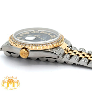 36mm Rolex Datejust Diamond Watch with Two-Tone Jubilee Bracelet