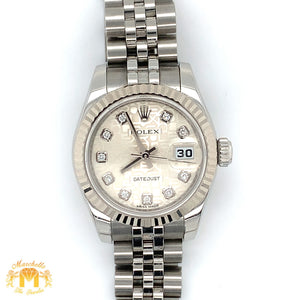 26mm Ladies`Rolex Datejust Watch with Stainless Steel Jubilee Bracelet