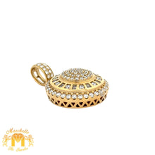 Load image into Gallery viewer, 14k Yellow Gold and Diamond Round shaped Pendant