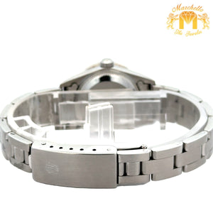 4 piece deal: 26mm Rolex Diamond Watch + 14k white gold and diamond Fancy Bracelet + Complimentary Earrings + Gift from MTJ