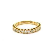 Load image into Gallery viewer, 18k Yellow Gold and Diamond 2-piece Engagement Ring