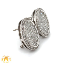 Load image into Gallery viewer, 5.11ct Diamond 14k Gold Oval Earrings