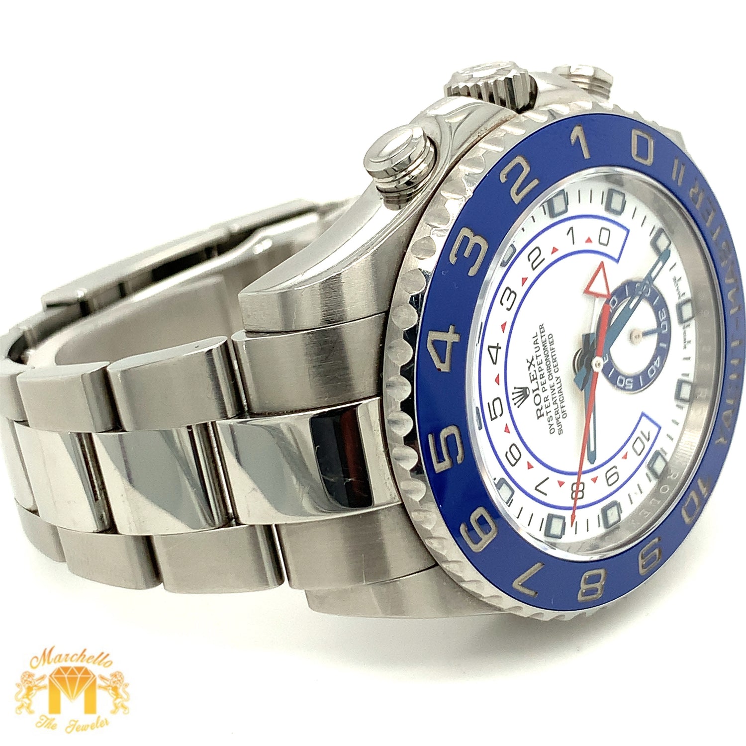 44mm Rolex Yacht Master 2 Watch with Oyster Band