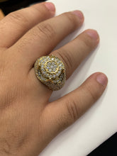 Load image into Gallery viewer, 3.53ct Diamond 14k Yellow Gold Men`s Diamond Ring