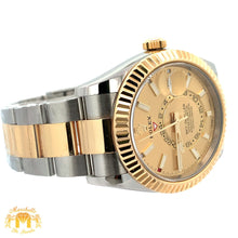 Load image into Gallery viewer, 42mm Rolex Sky-Dweller Watch with Two-Tone Oyster Bracelet (fluted bezel, Rolex papers)