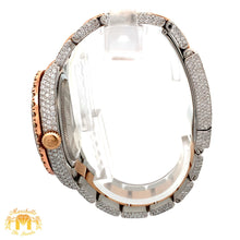 Load image into Gallery viewer, 36mm Iced out Rolex Datejust Watch with Two-Tone Oyster Bracelet