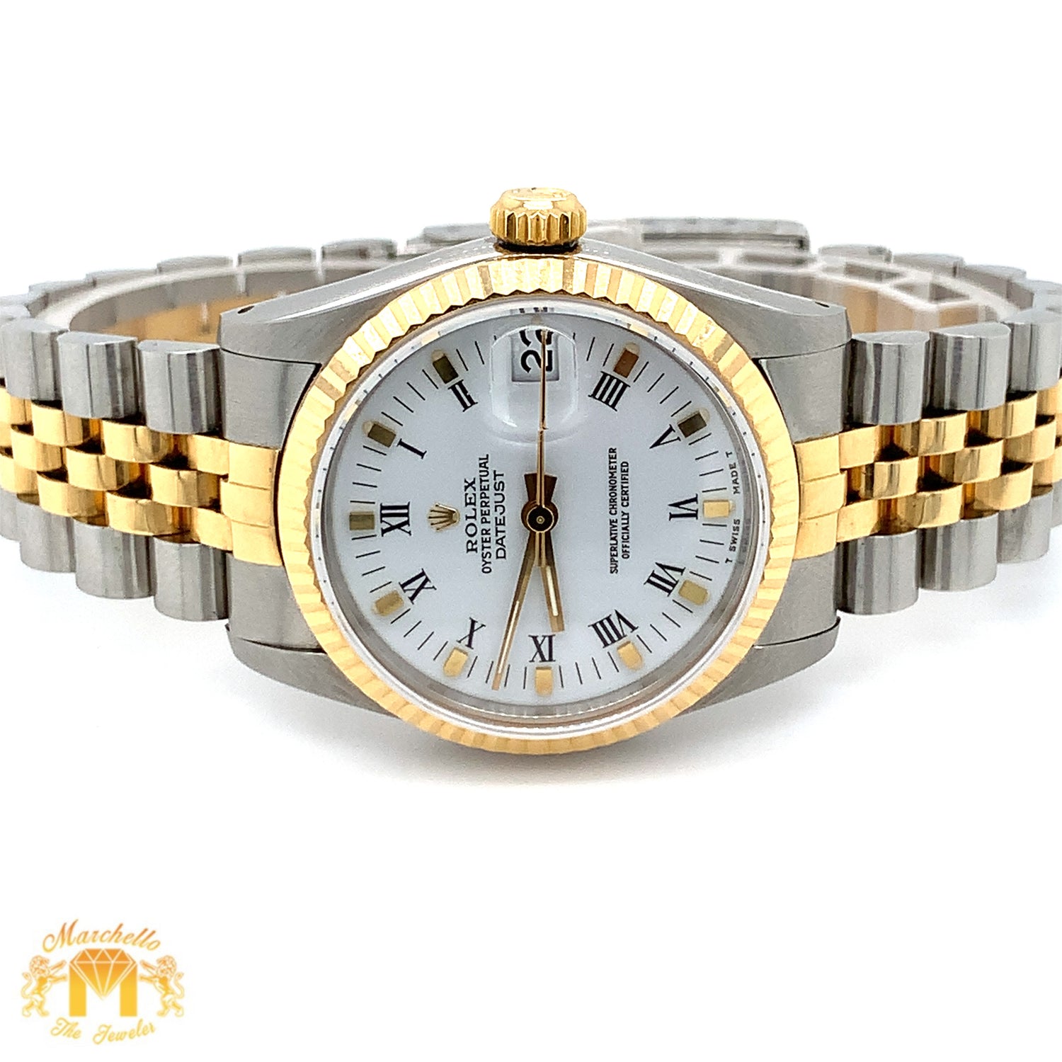 31mm Rolex Datejust Watch with Two-tone Jubilee Bracelet