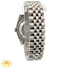 Load image into Gallery viewer, 36mm Rolex Watch with Stainless Steel Jubilee Bracelet (silver dial, engraved model)